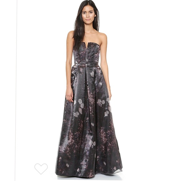 Alice + Olivia Kamila silk gown - Picture 1 of 7